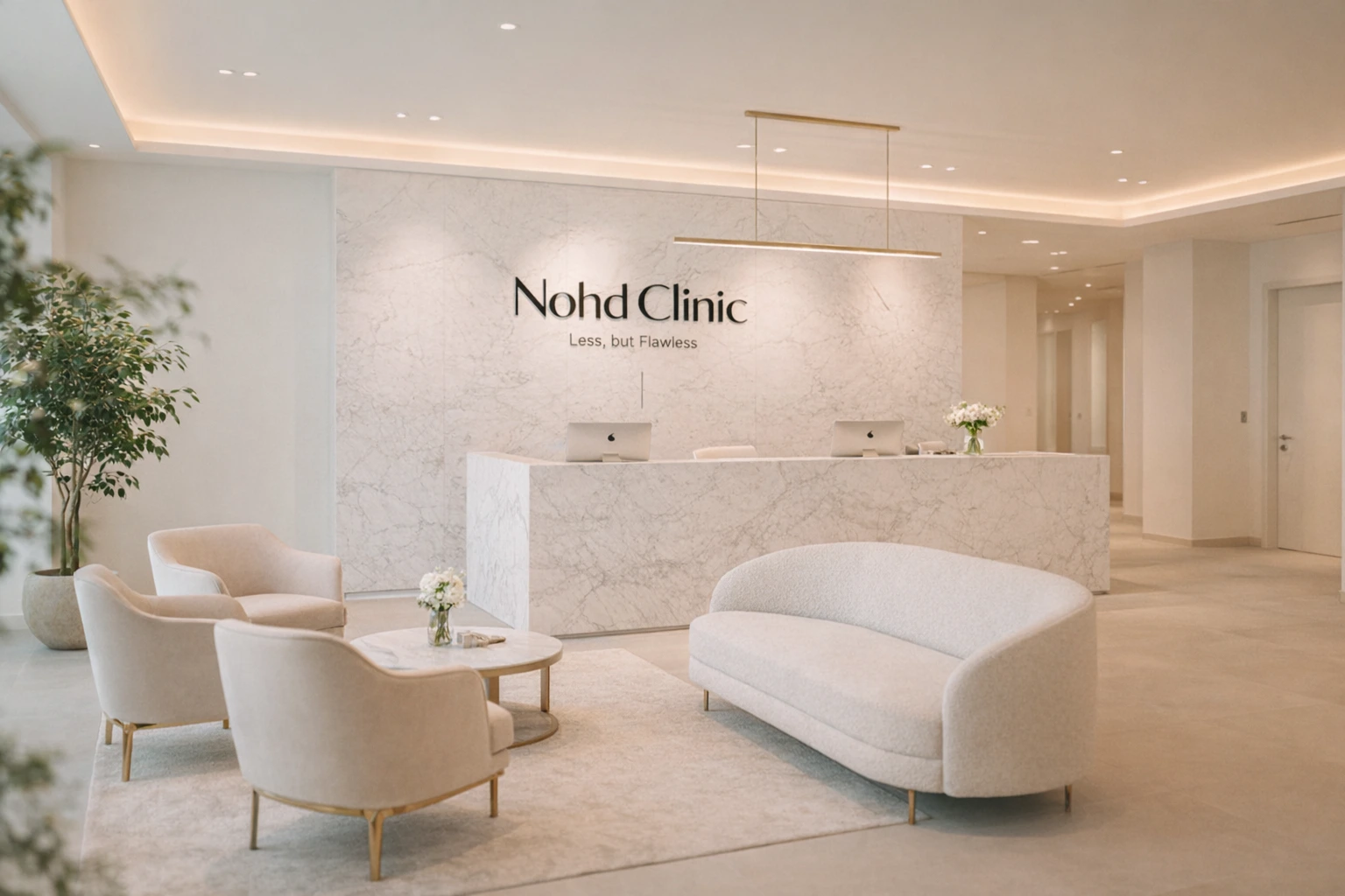 Premium aesthetic clinic interior