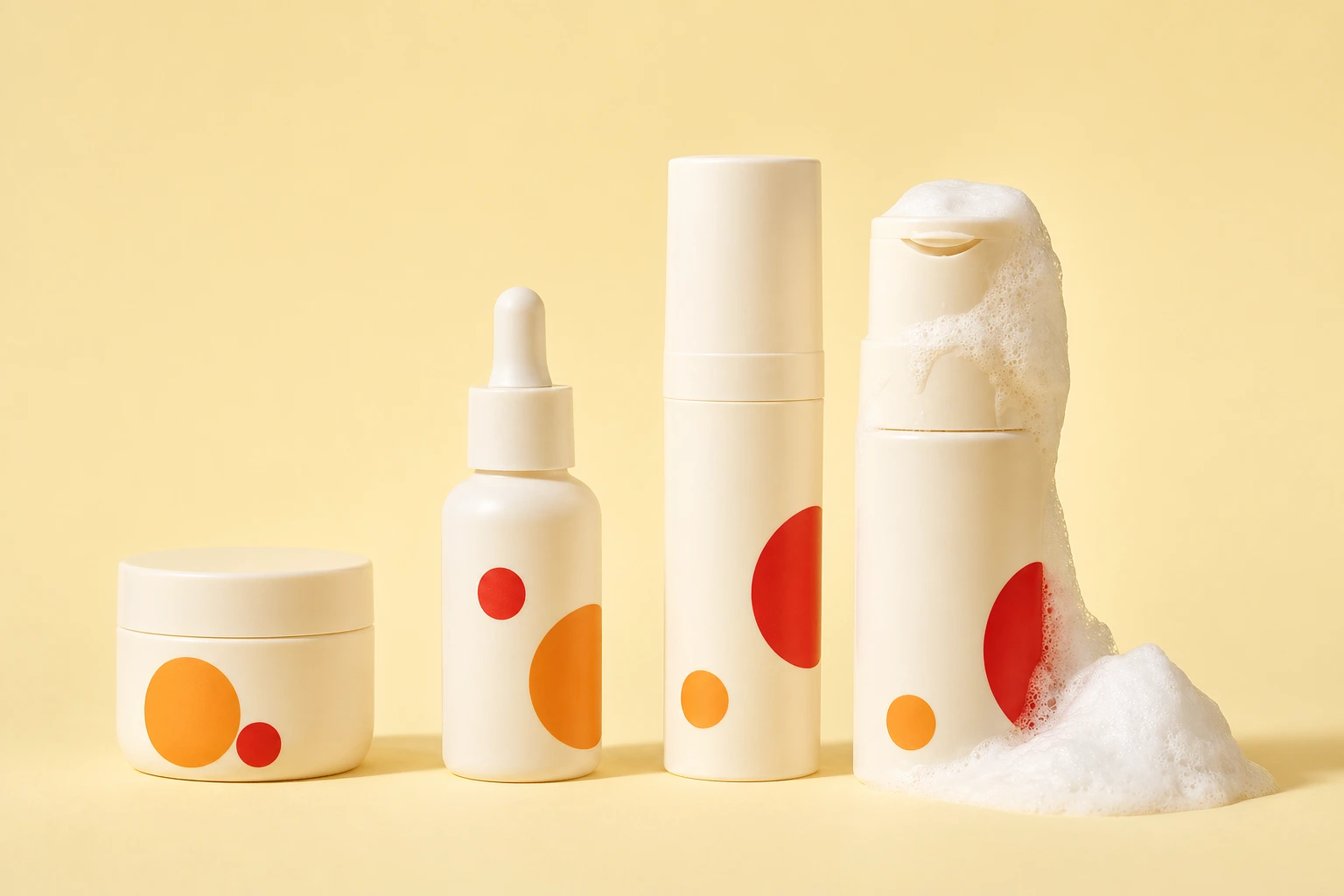 Productos minimalistas de skincare