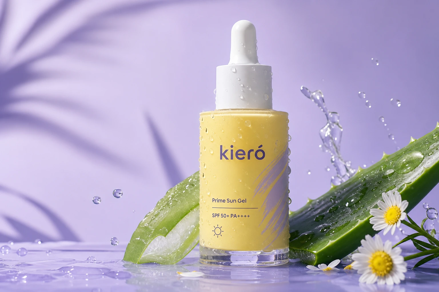 split screen comparing lightweight gel texture vs heavy cream texture on skin, humid tropical background