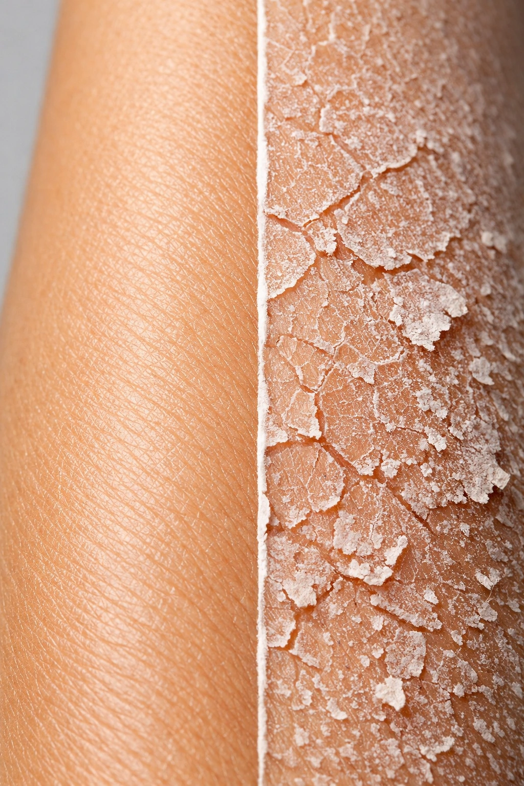 Dry skin and hydration loss from over-cleansing