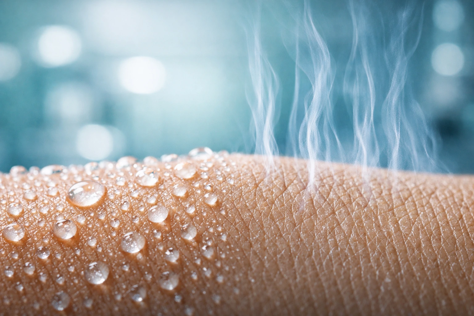 Water evaporation and skin hydration