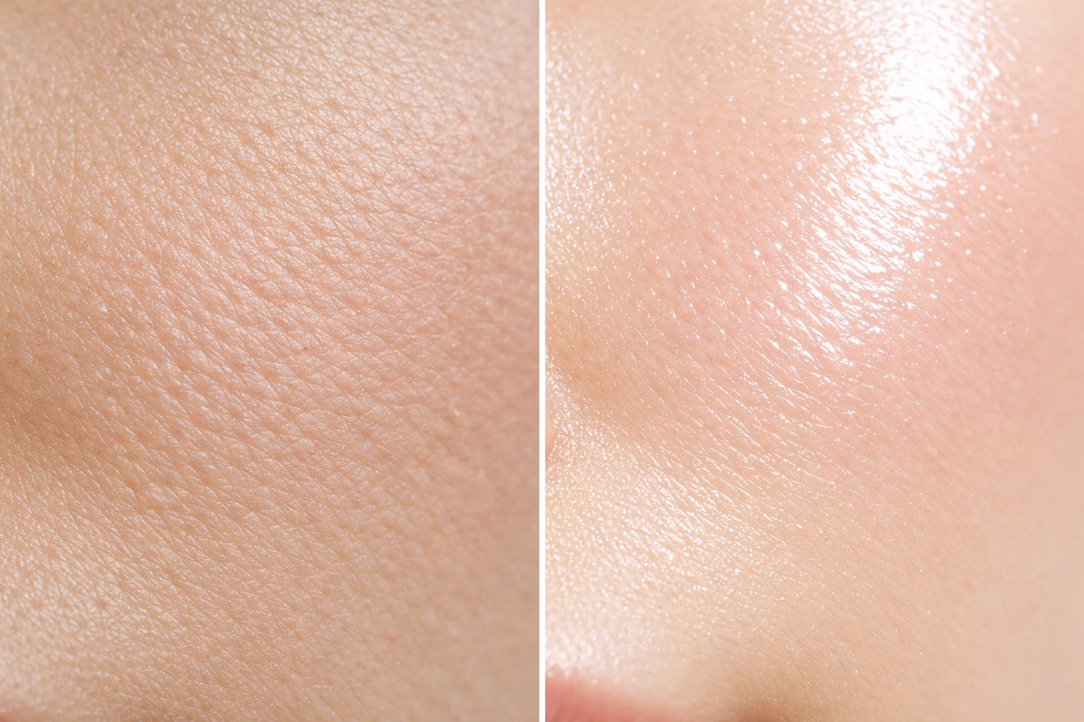 Radiant hydrated glass skin