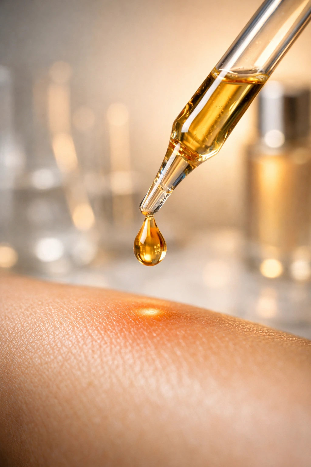 Skincare science and serum application
