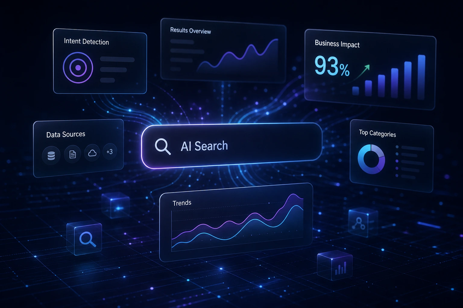 professional dashboard showing analytics and charts on a modern computer screen, bright office environment