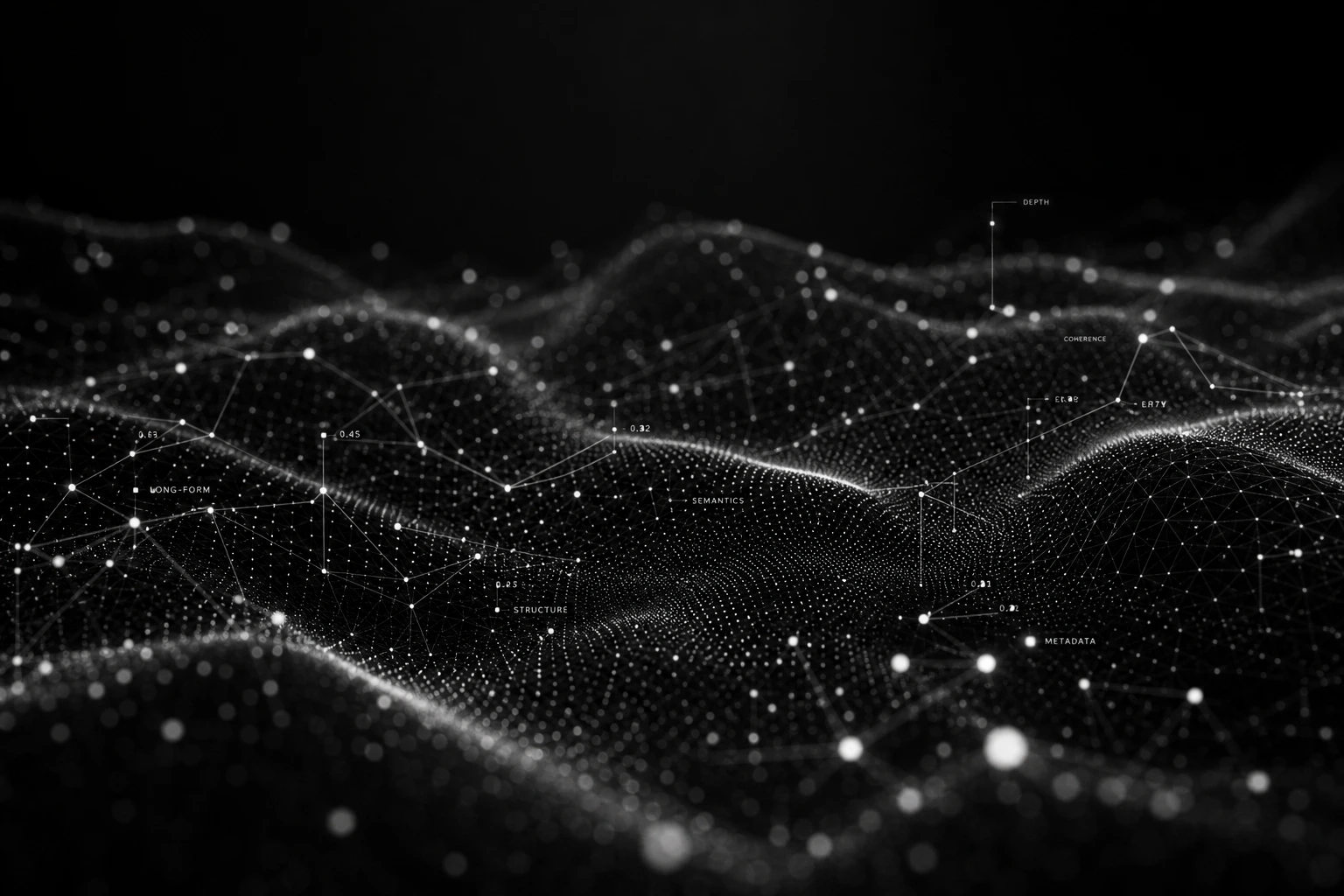 abstract representation of a document being scanned and rewritten by AI, glowing highlights, professional corporate style
