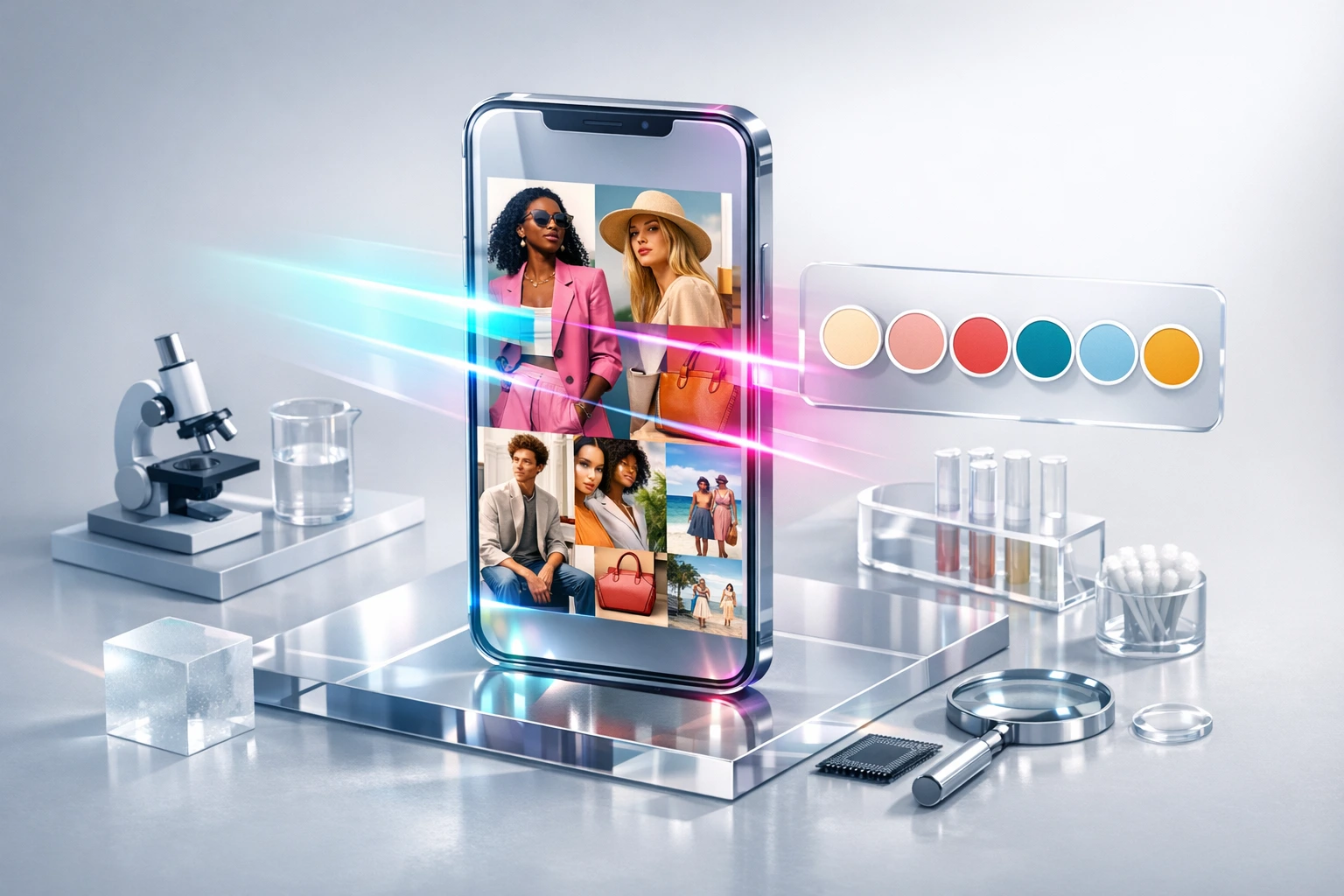 Brand auto-detection and color palette