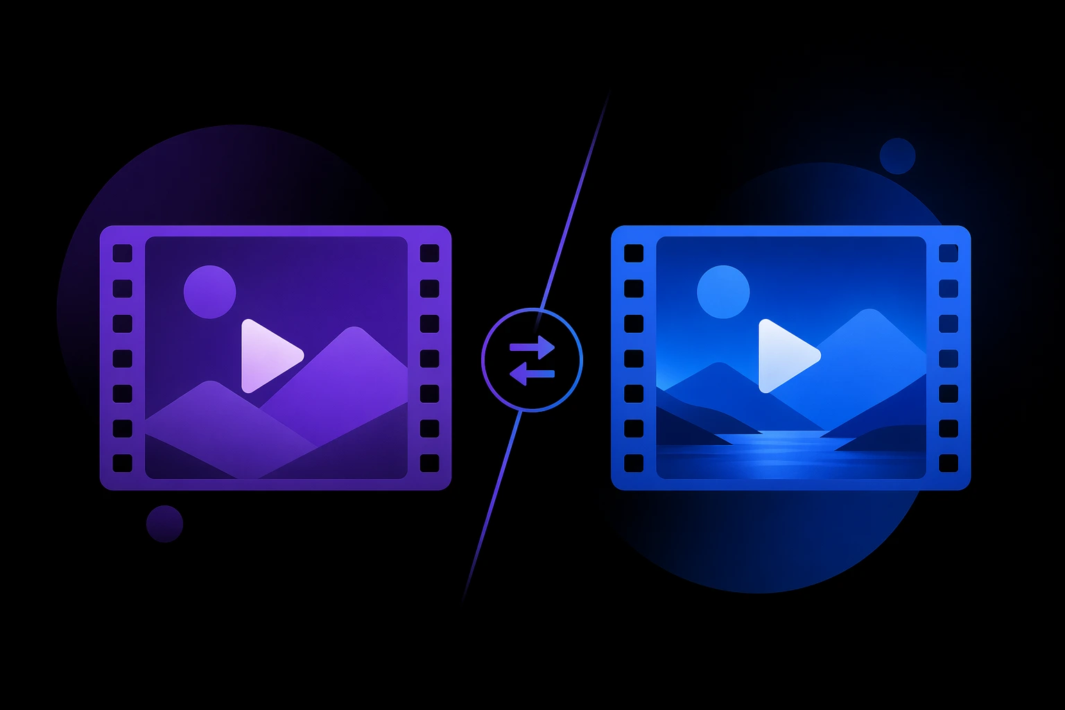 OpusClip과 알파컷의 AI 영상 편집 인터페이스 비교