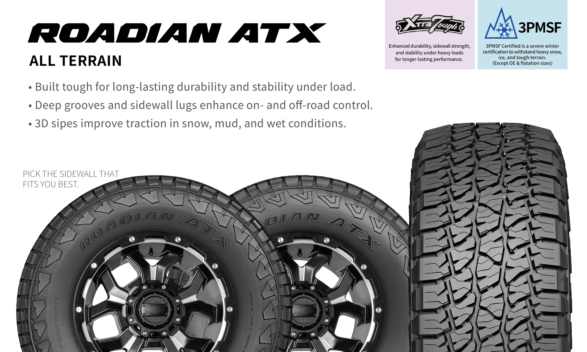 ROADIAN ATX Product Features