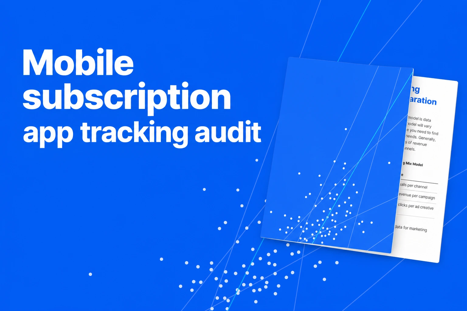 Conversion tracking audit checklist for mobile subscription apps