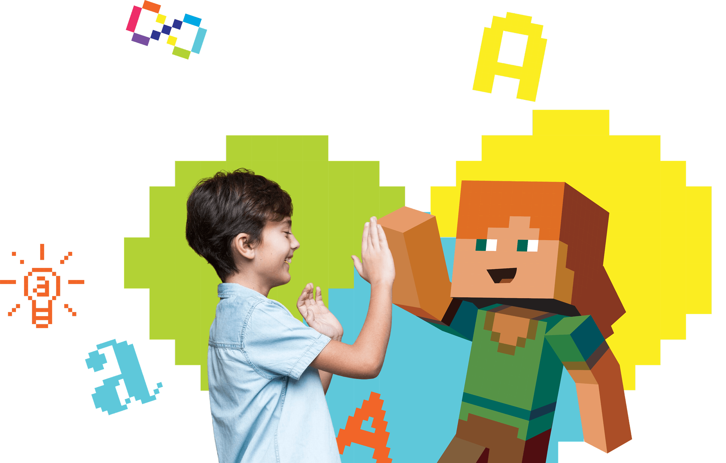 아이가 즐겁게 영어로 말하는 모습