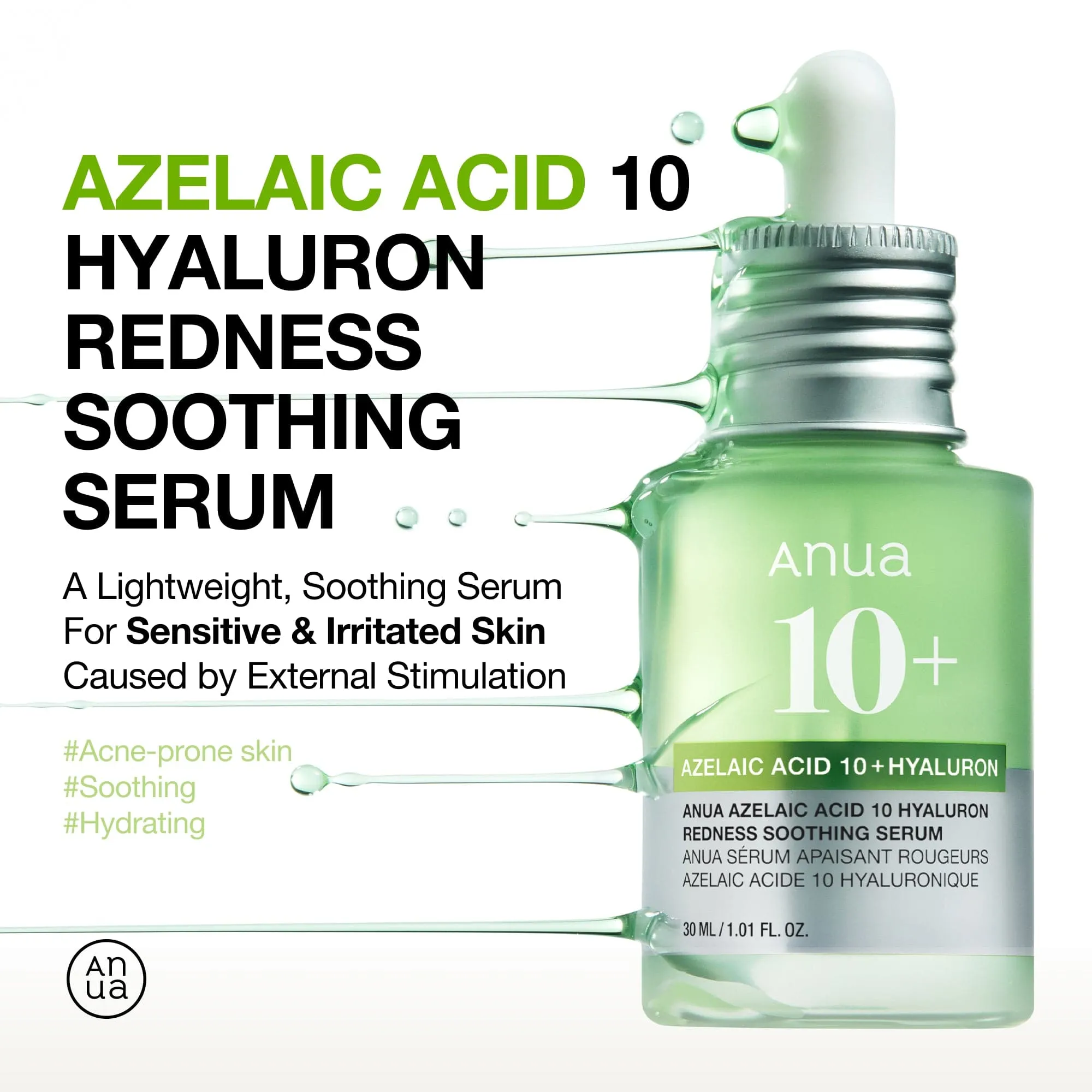Azelaic acid serum for acne-prone skin