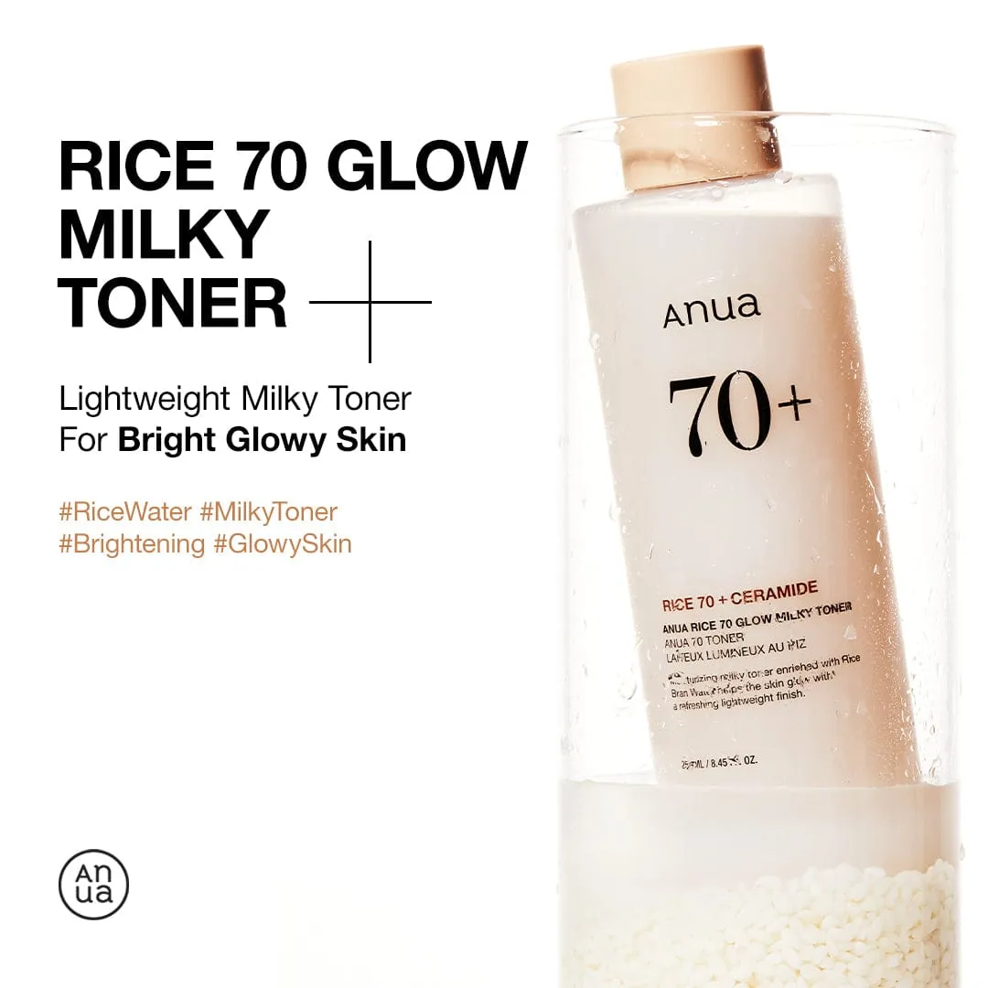 Milky toner visual for the hydration step of a glass skin routine