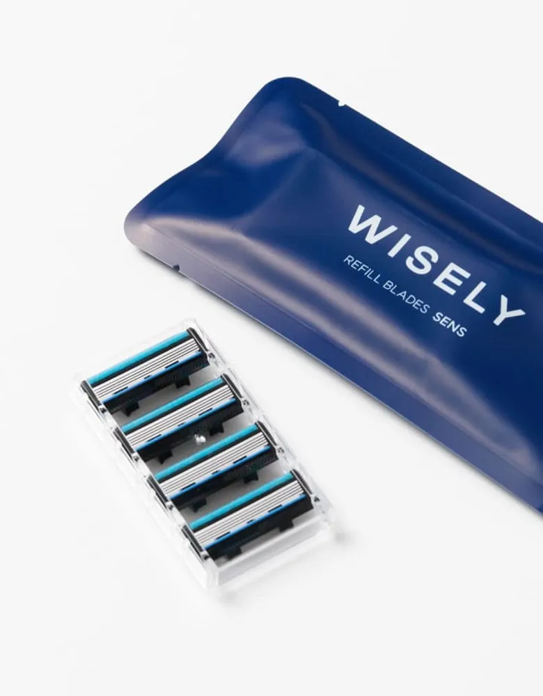 와이즐리 5중날 면도날 리필 SENS