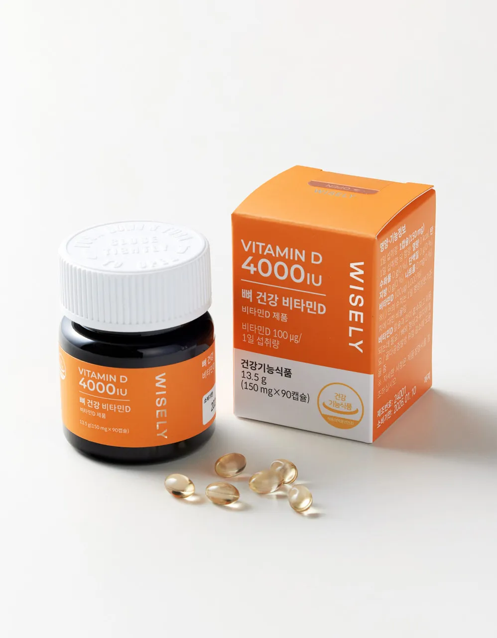 뼈 건강 비타민D3 4000IU