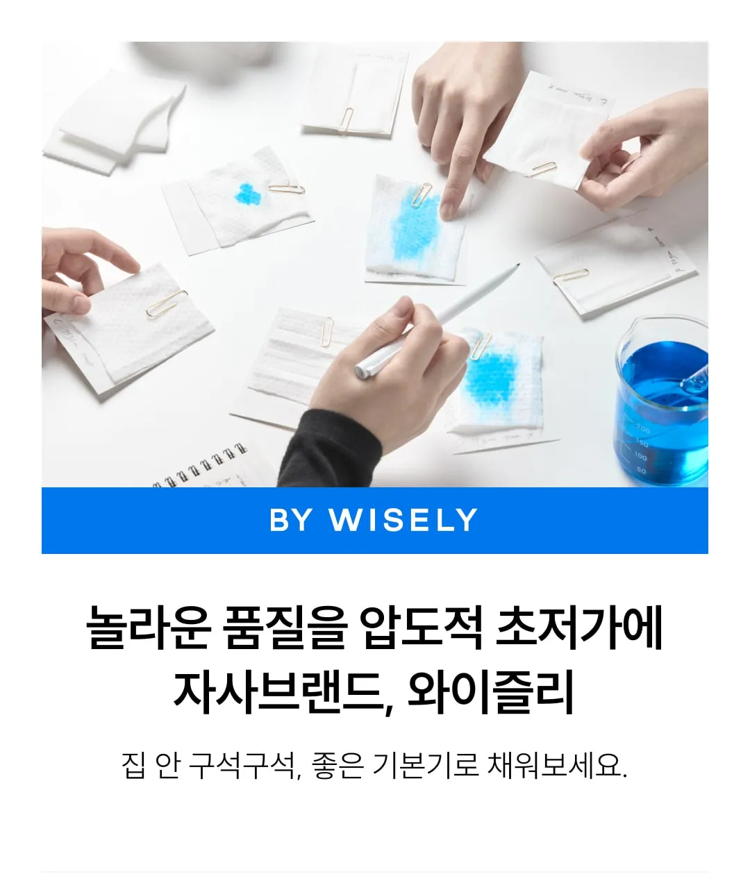 와이즐리 품질 관리