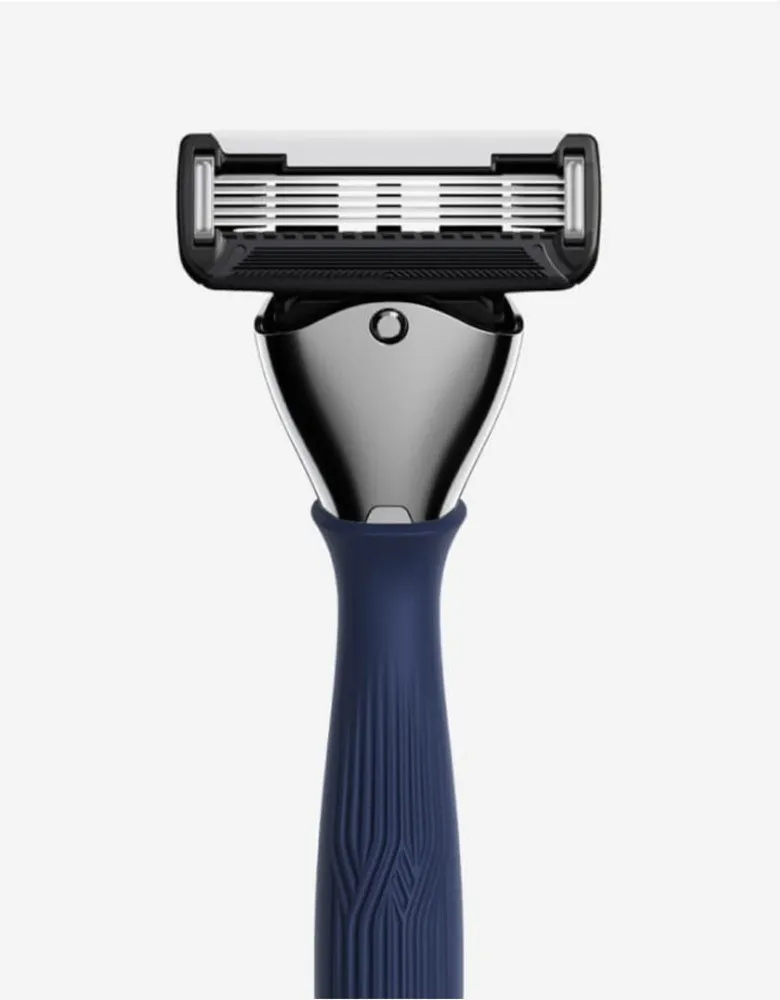 와이즐리 5중날 면도기 PRO 미드나이트 네이비