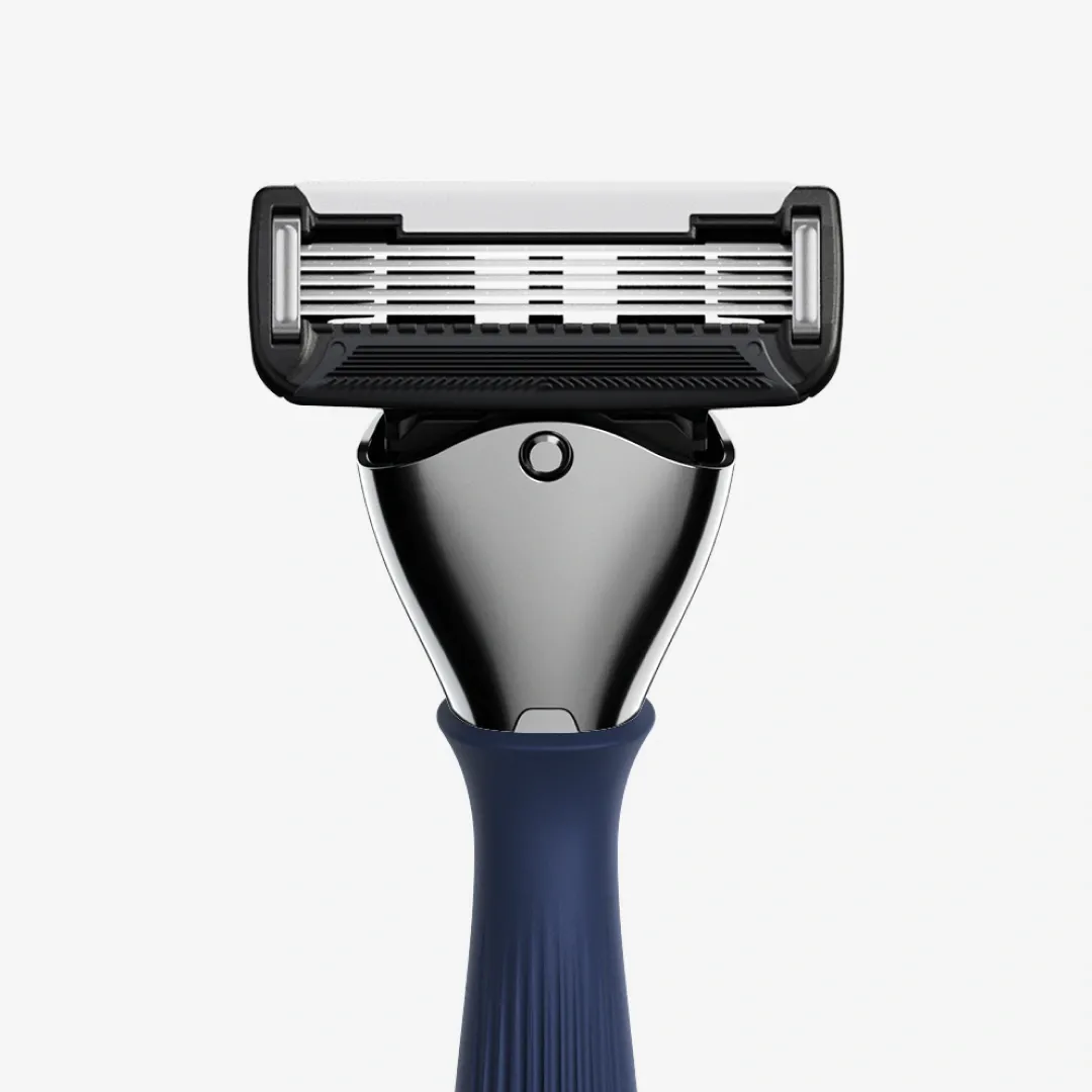 와이즐리 5중날 면도기 PRO 미드나이트 네이비